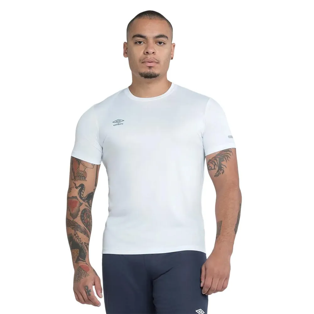 Umbro Camisetas Masculino Futbol Basic_Uv Blanco