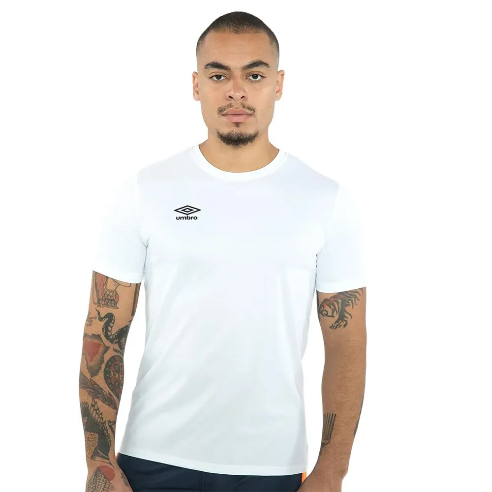 Umbro Camisetas Masculino Futbol T-Shirt_Essential Blanco/Blanco