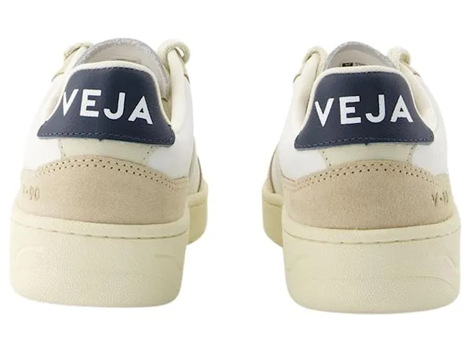 V-90 Zapatillas - Veja - Piel - Blanco Pierre 