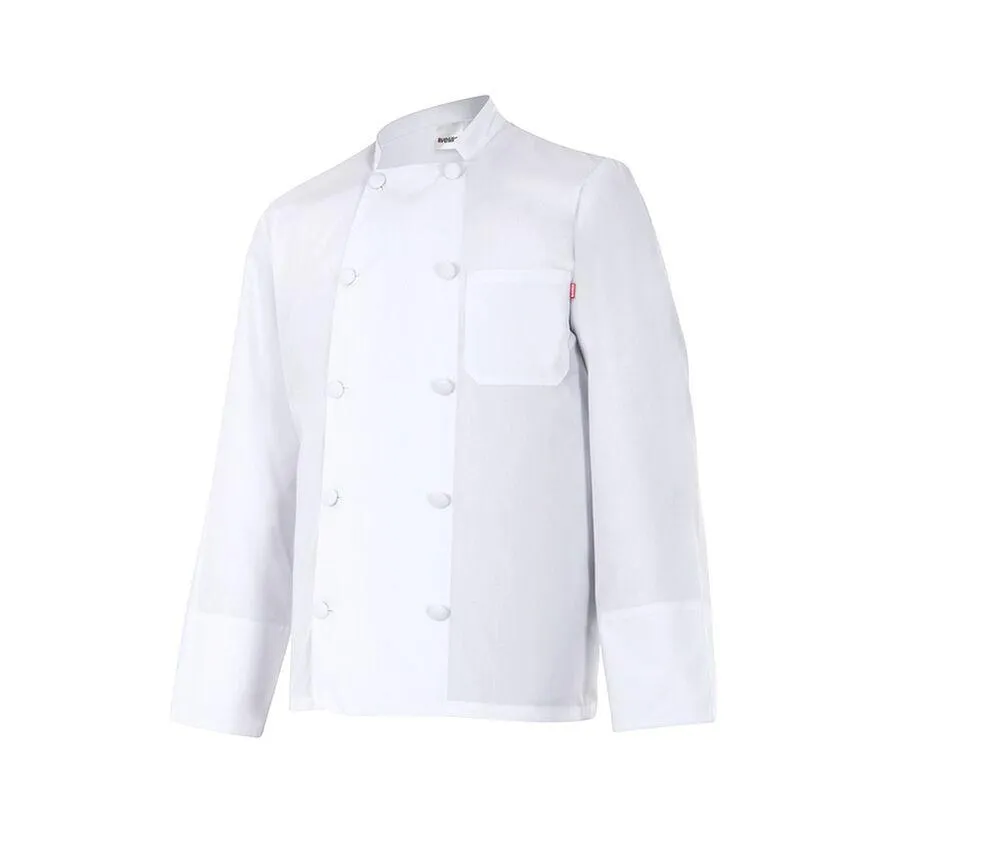 VELILLA VL434 - Chaqueta de chef de manga larga - White