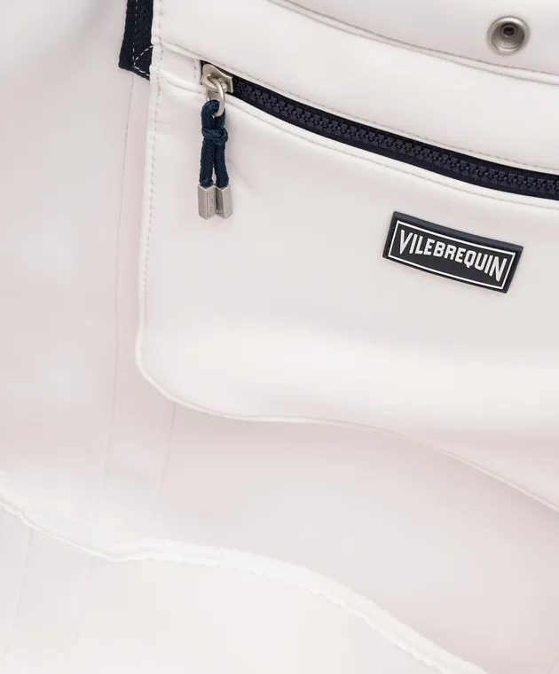 Vilebrequin White beach bag with logo