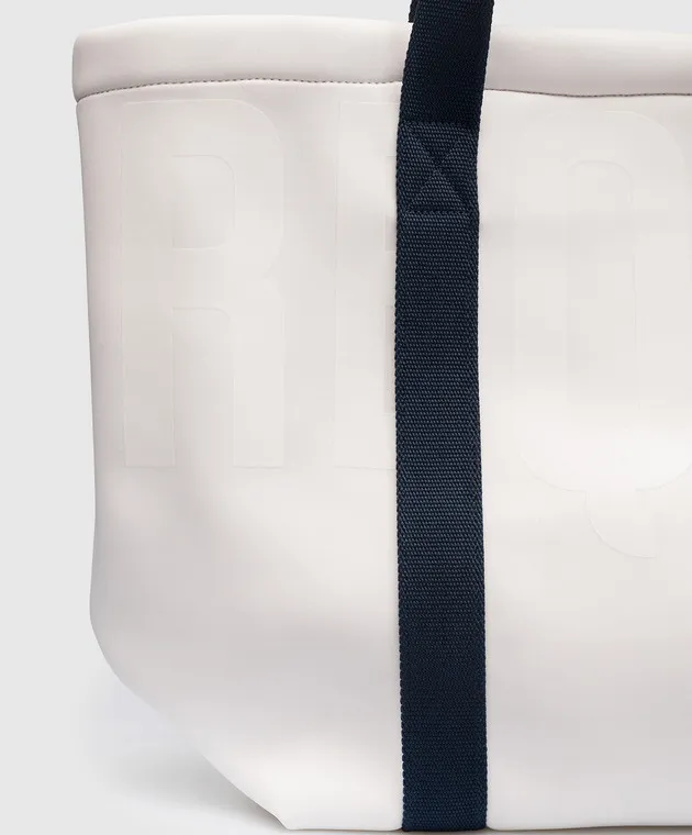 Vilebrequin White beach bag with logo