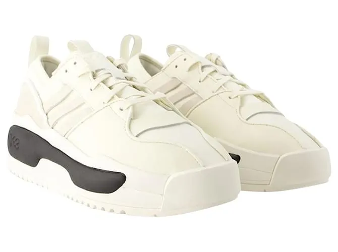 Y3 Zapatillas Rivalry - Y-3 - Cuero - Blanco 