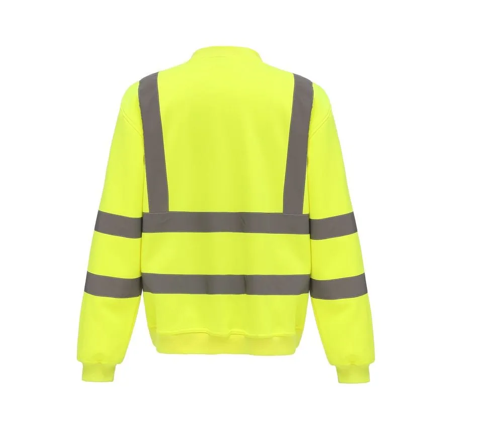 Yoko YK510 - Chaqueta de seguridad multibolsillos con manga larga - Hi Vis Yellow