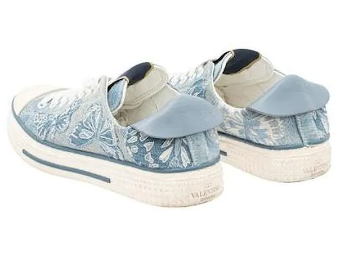 Zapatillas bajas Valentino Denim Butterfly Azul 