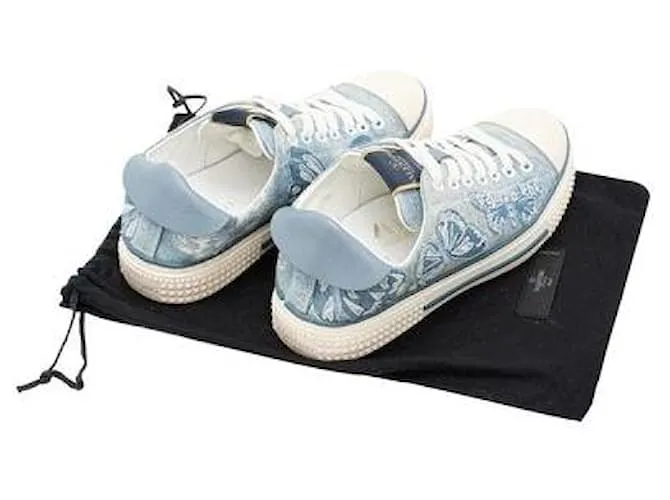 Zapatillas bajas Valentino Denim Butterfly Azul 