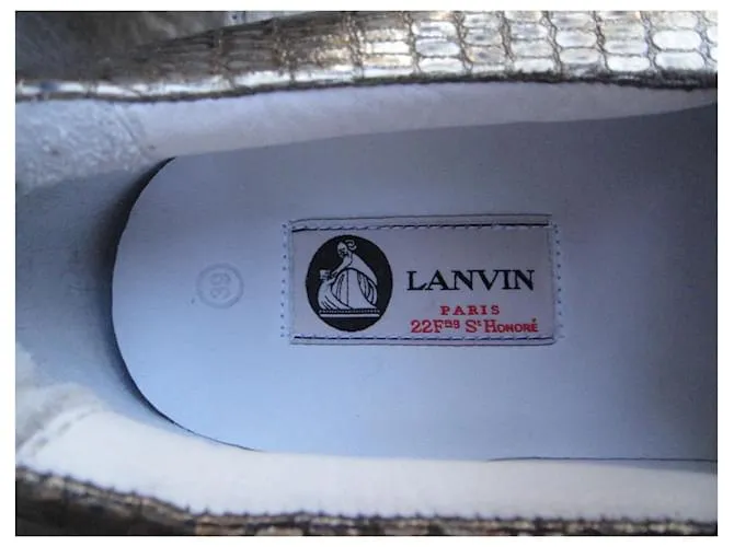 Zapatillas Lanvin en perfecto estado, talla 39. Dorado 