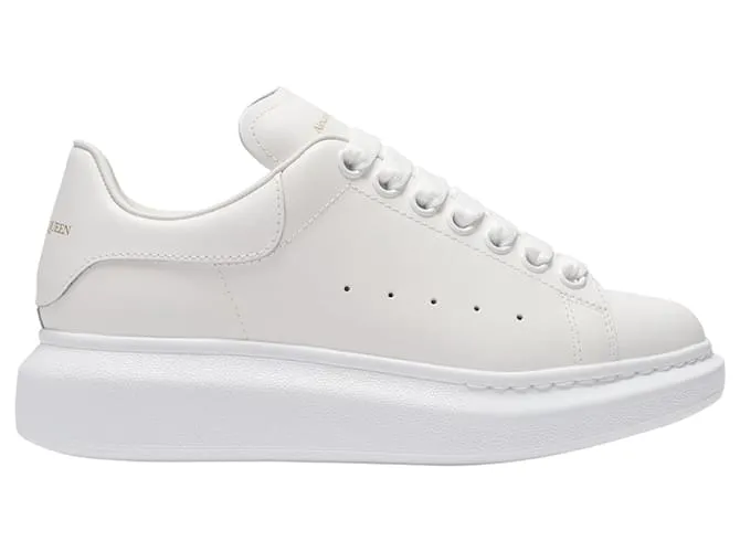 Zapatillas oversize - Alexander Mcqueen - Piel - Blanco 