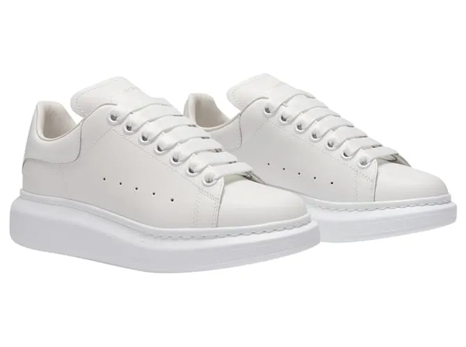 Zapatillas oversize - Alexander Mcqueen - Piel - Blanco 