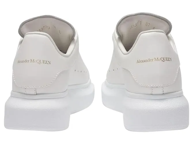 Zapatillas oversize - Alexander Mcqueen - Piel - Blanco 