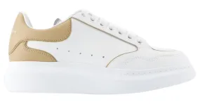 Zapatillas oversize - Alexander Mcqueen - Piel - Blanco/Camello 