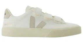 Zapatillas Recife Logo - Veja - Blanco/Beige - Cuero 